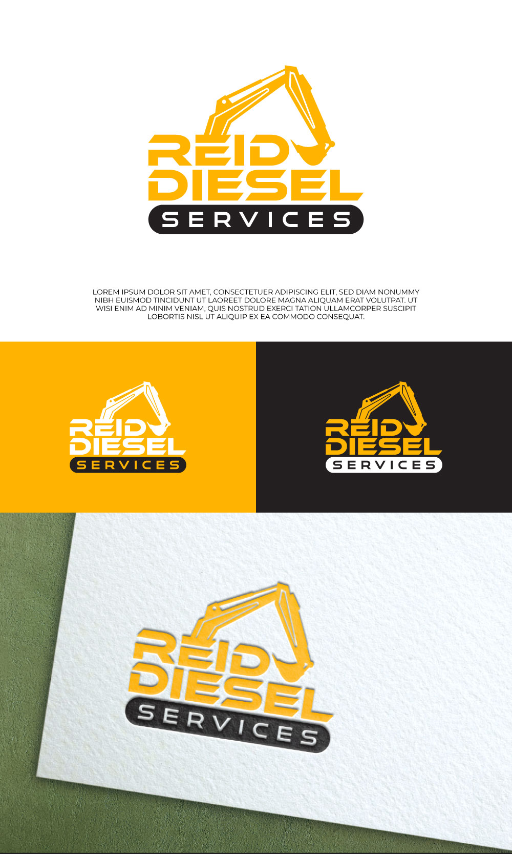 Logo Design by loveqis for Reid Diesel Services | Design #35458755