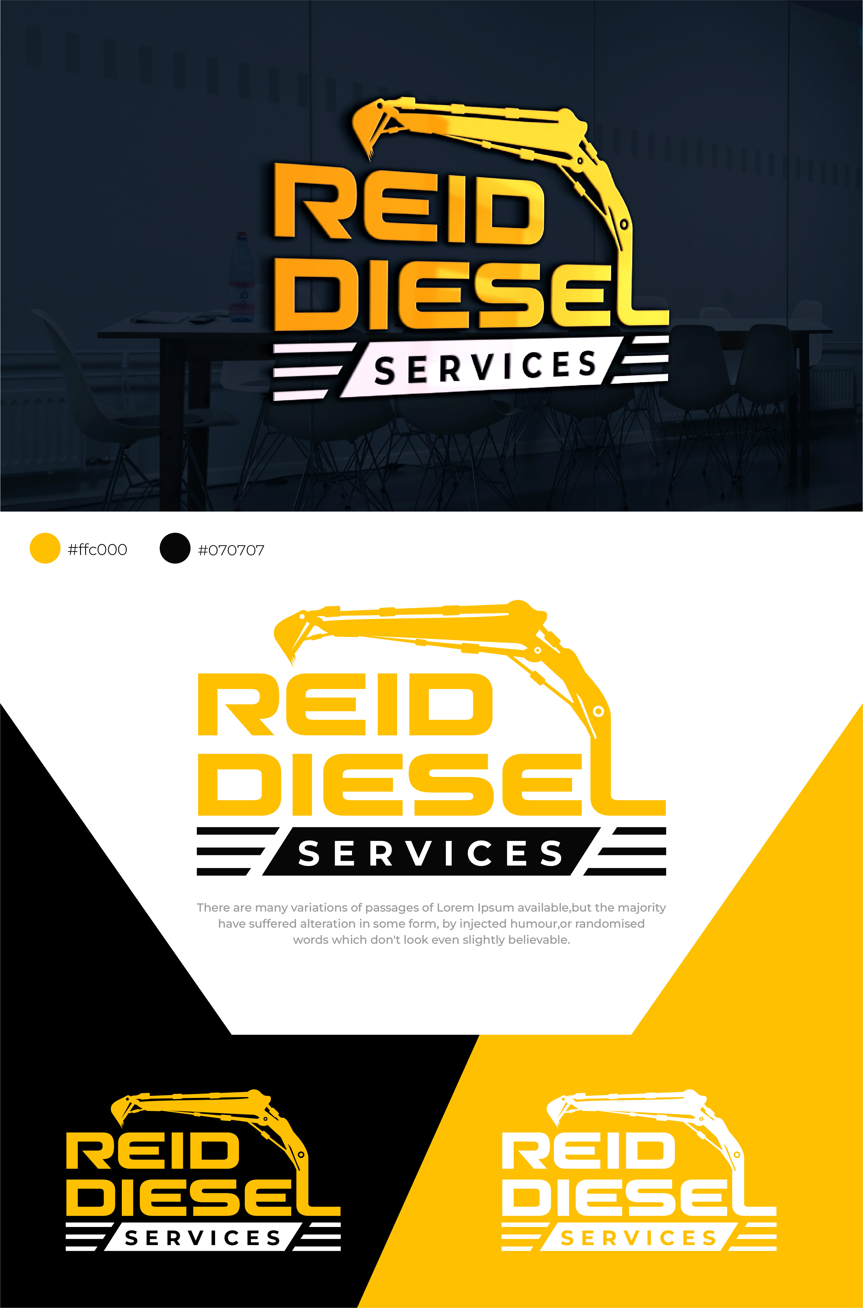 Diseño de Logo por AliArsh para Reid Diesel Services | Diseño #35472503