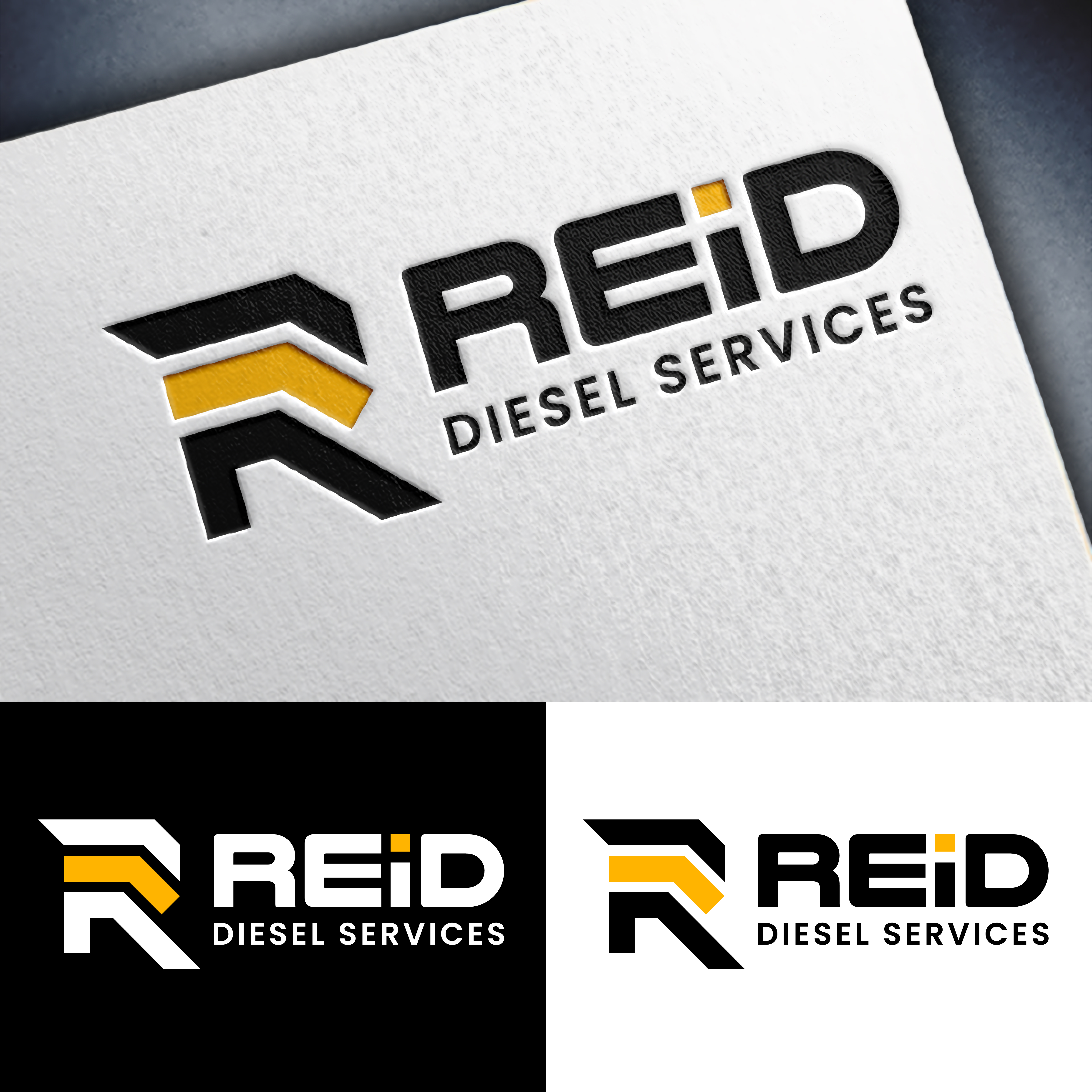 Logo Design by John Mark Arts for Reid Diesel Services | Design #35449762