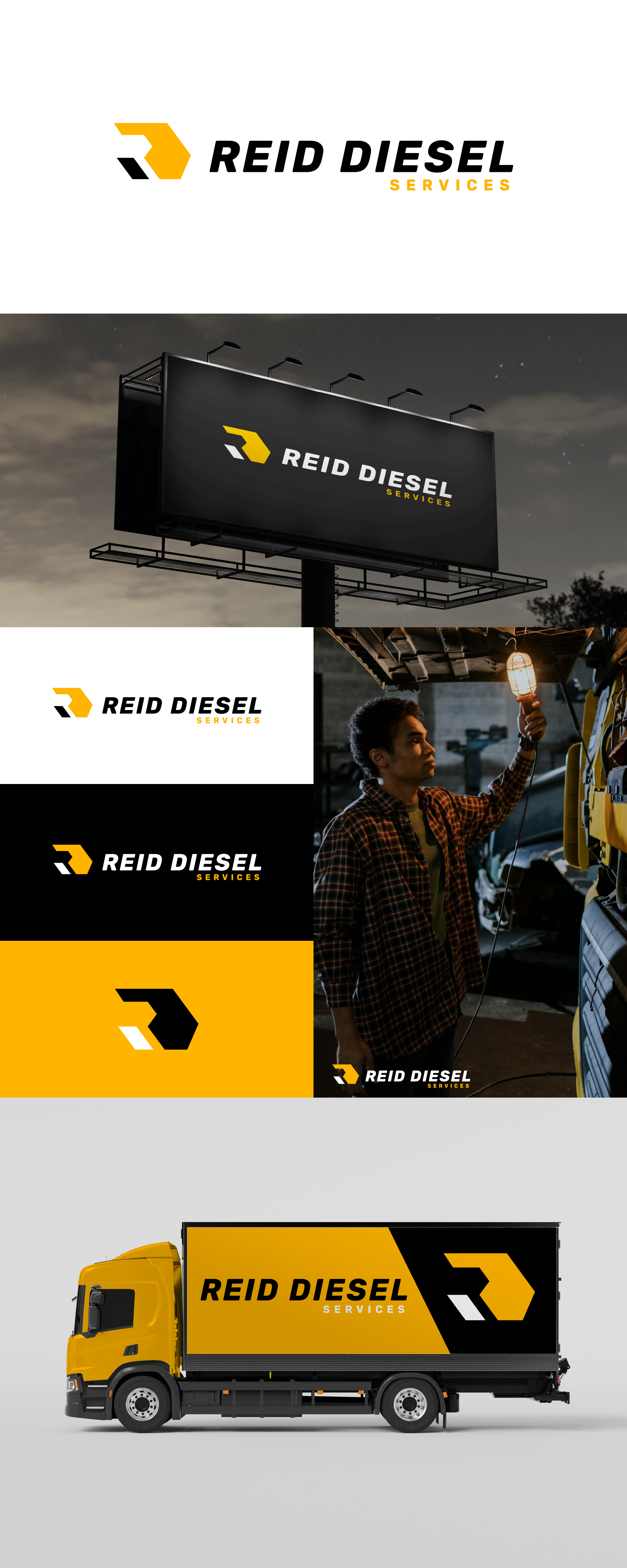 Logo Design by TenMa.Std for Reid Diesel Services | Design #35458781
