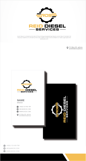 Logo-Design von zebronicgraphic für Reid Diesel Services | Design: #35449037