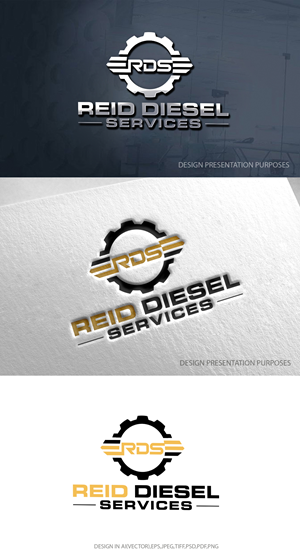 Logo Design by zebronicgraphic for Reid Diesel Services | Design: #35449038