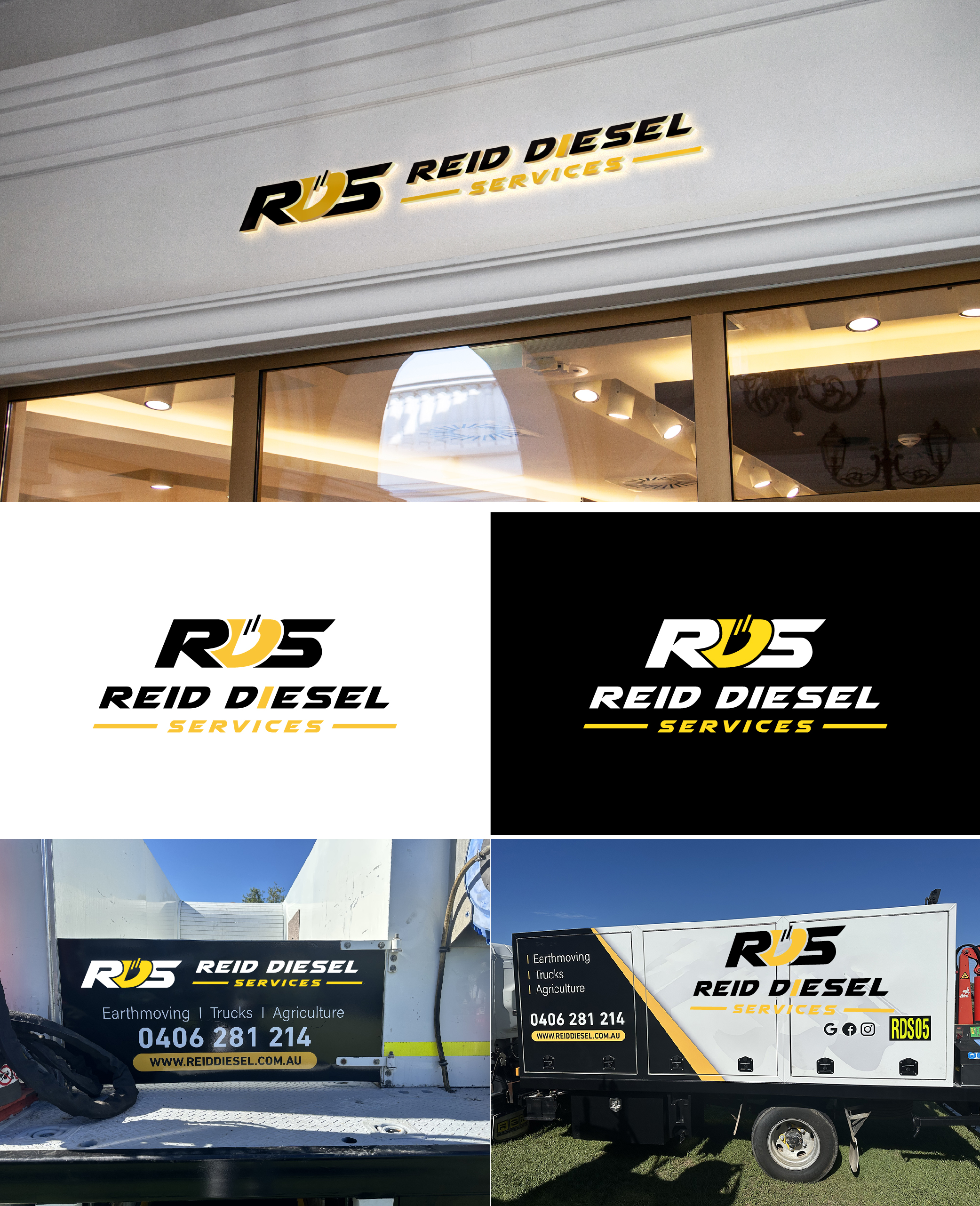 Logo Design by AL-BARAKAH for Reid Diesel Services | Design #35448429