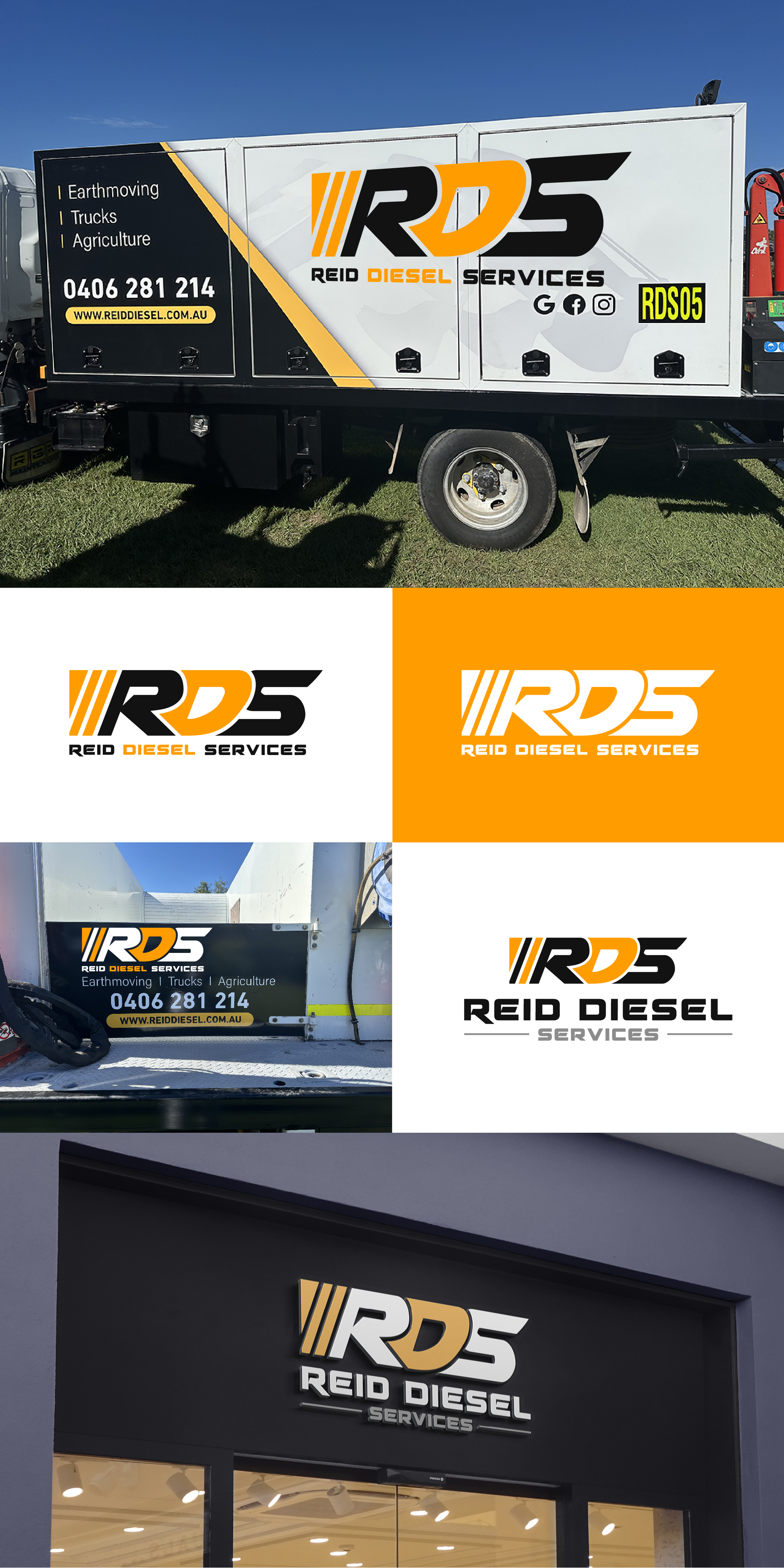 Logo Design by AL-BARAKAH for Reid Diesel Services | Design #35448510