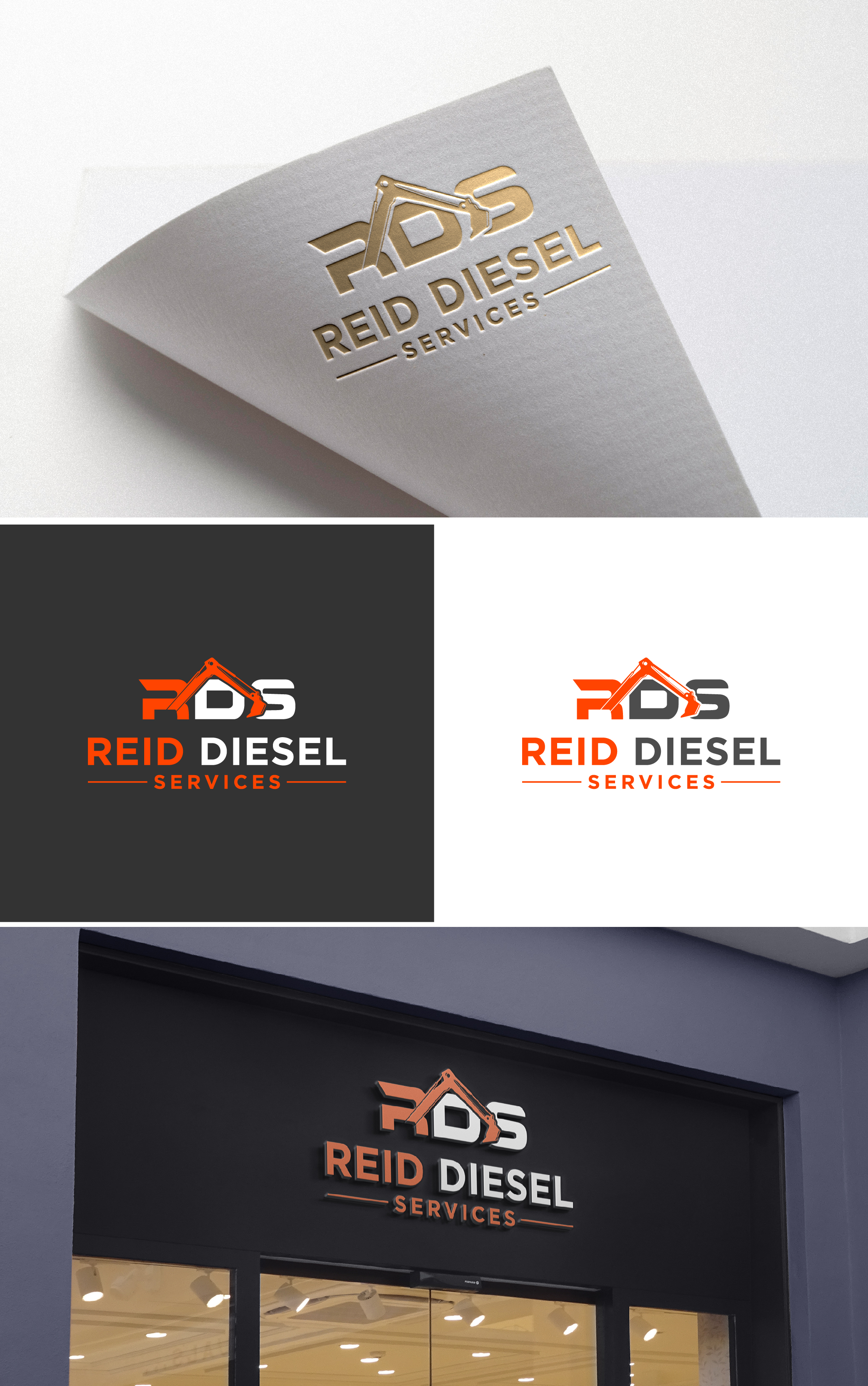 Logo Design by AL-BARAKAH for Reid Diesel Services | Design #35450291