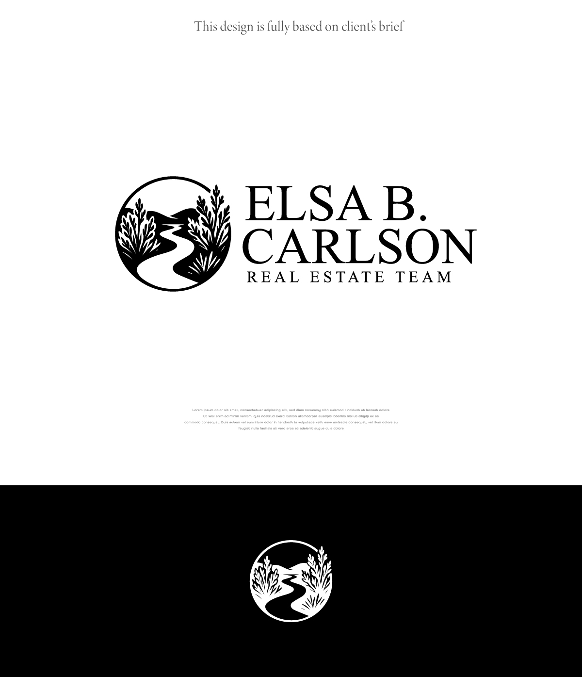 Logo Design by apik. for Elsa B. Carlson Real Estate | Design #35456711