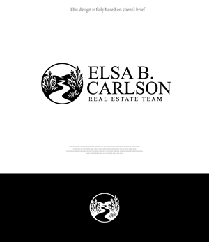 Logo Design by apik. for Elsa B. Carlson Real Estate | Design: #35456711