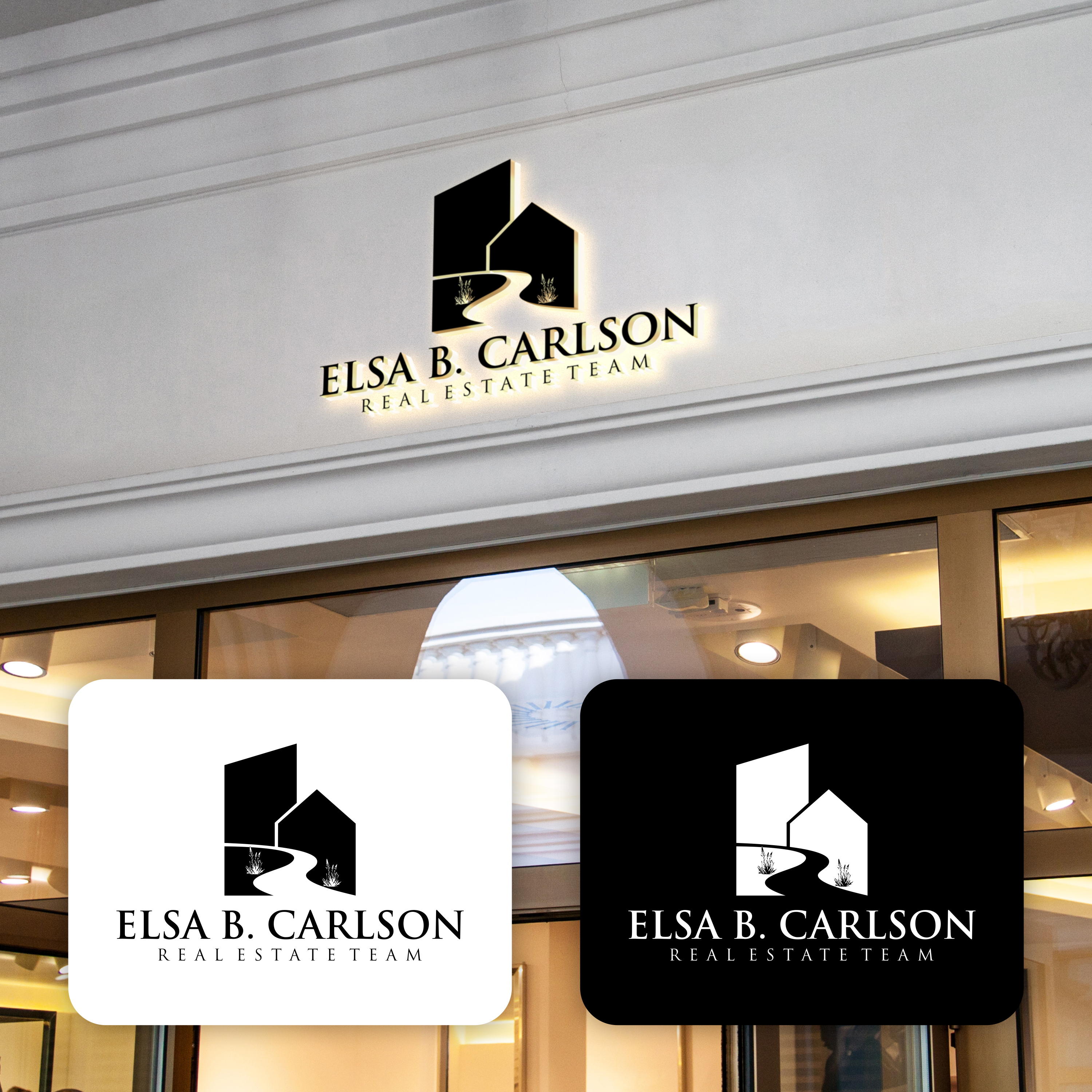 Logo Design by Mentality_Std for Elsa B. Carlson Real Estate | Design #35457196