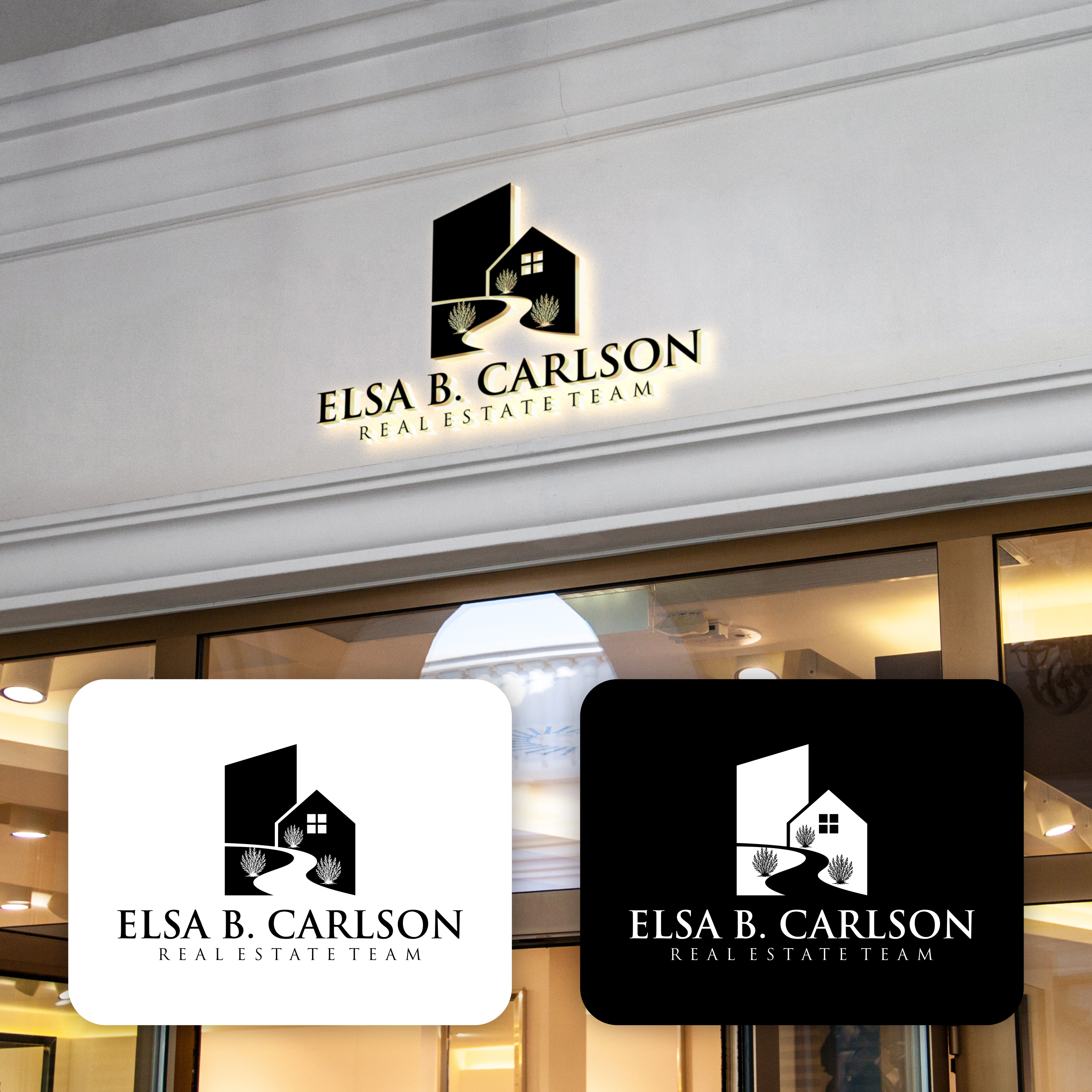 Logo Design by Mentality_Std for Elsa B. Carlson Real Estate | Design #35466711