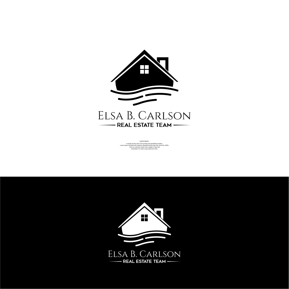 Logo Design by skylart28 for Elsa B. Carlson Real Estate | Design #35457964