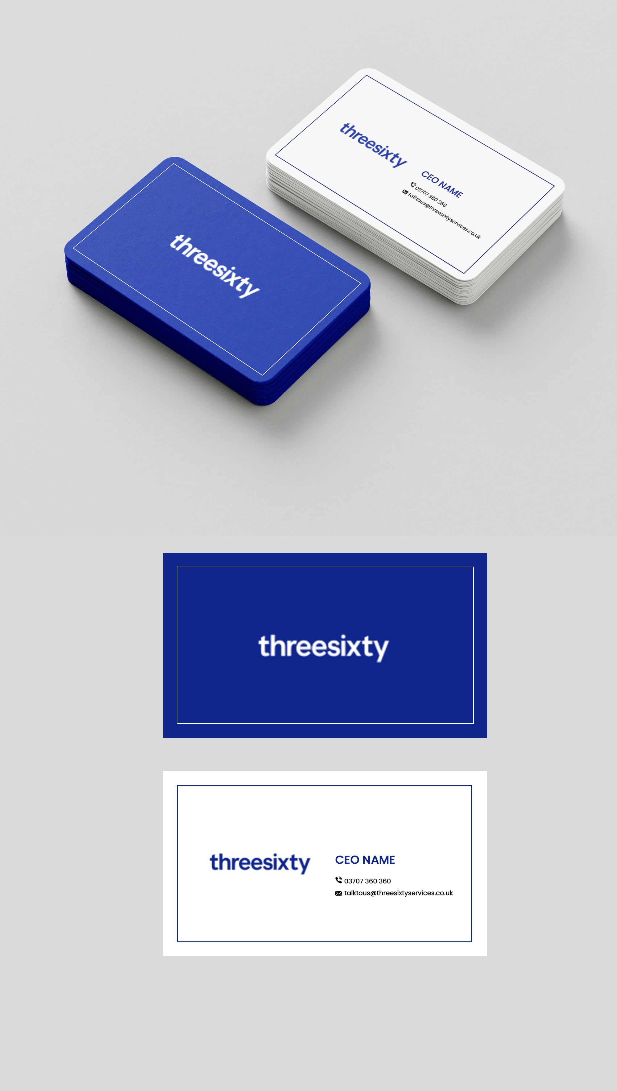 Business Card Design by Design Motion for ThreeSixty Financial Advisory Inc. | Design #35452908