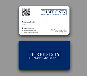 Business Card Design by designer1975 for ThreeSixty Financial Advisory Inc. | Design: #35455139