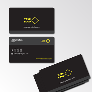 Business Card Design by MST PINKY KHATUN for ThreeSixty Financial Advisory Inc. | Design #35460086