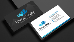 Business Card Design by Creations Box 2015 for ThreeSixty Financial Advisory Inc. | Design #35472973