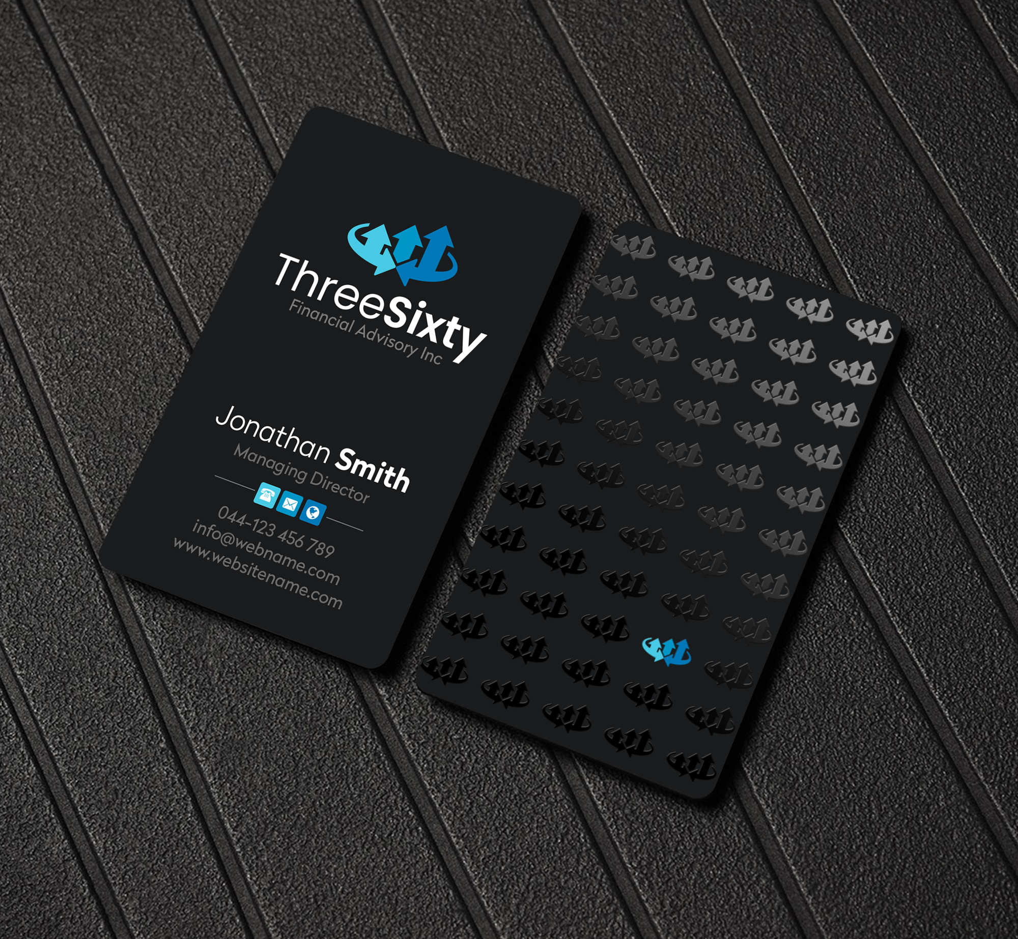 Business Card Design by Creations Box 2015 for ThreeSixty Financial Advisory Inc. | Design #35479086