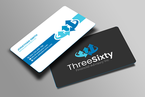 Visitenkarten-Design von Creations Box 2015 für ThreeSixty Financial Advisory Inc. | Design: #35479101