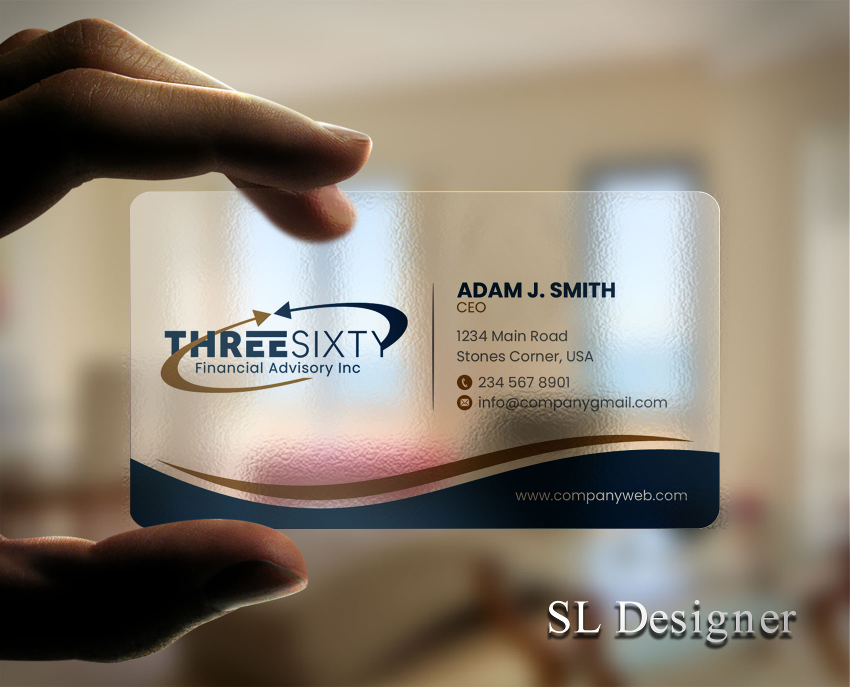 Business Card Design by SL Designer for ThreeSixty Financial Advisory Inc. | Design #35477179