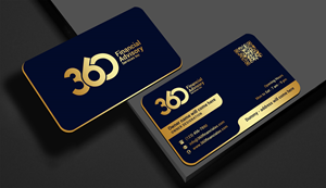 Business Card Design by Rajib Bhattacharya for ThreeSixty Financial Advisory Inc. | Design: #35452370