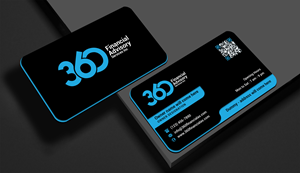 Business Card Design by Rajib Bhattacharya for ThreeSixty Financial Advisory Inc. | Design: #35452998