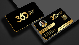 Business Card Design by Rajib Bhattacharya for ThreeSixty Financial Advisory Inc. | Design: #35453046