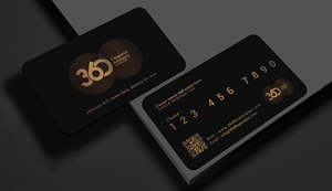 Business Card Design by Rajib Bhattacharya for ThreeSixty Financial Advisory Inc. | Design: #35460805