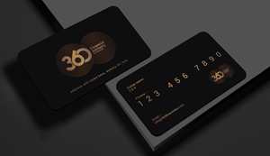 Business Card Design by Rajib Bhattacharya for ThreeSixty Financial Advisory Inc. | Design: #35467054