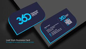 Business Card Design by Rajib Bhattacharya for ThreeSixty Financial Advisory Inc. | Design: #35494441