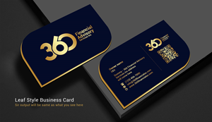 Business Card Design by Rajib Bhattacharya for ThreeSixty Financial Advisory Inc. | Design: #35495562