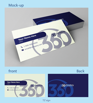 Business Card Design by TZ'sign for ThreeSixty Financial Advisory Inc. | Design: #35490086