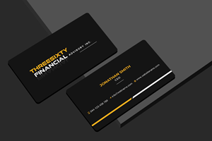 Business Card Design by rainbowmagic2017 for ThreeSixty Financial Advisory Inc. | Design: #35461774