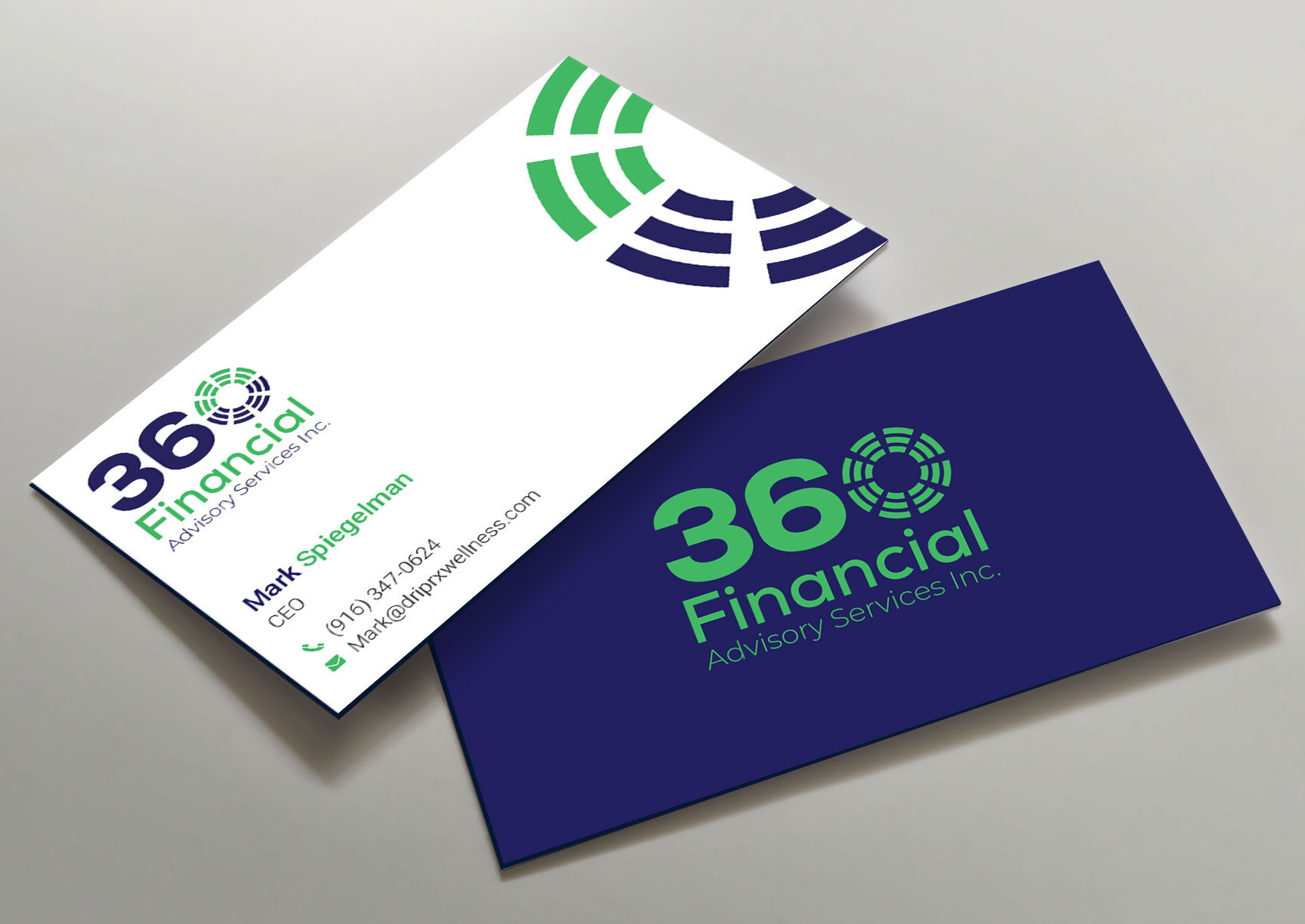 Business Card Design by Krishno for ThreeSixty Financial Advisory Inc. | Design #35452104