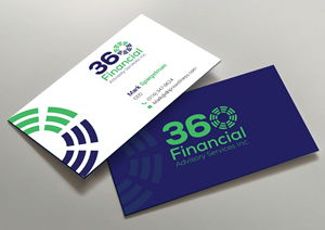 Business Card Design by Krishno for ThreeSixty Financial Advisory Inc. | Design: #35452180