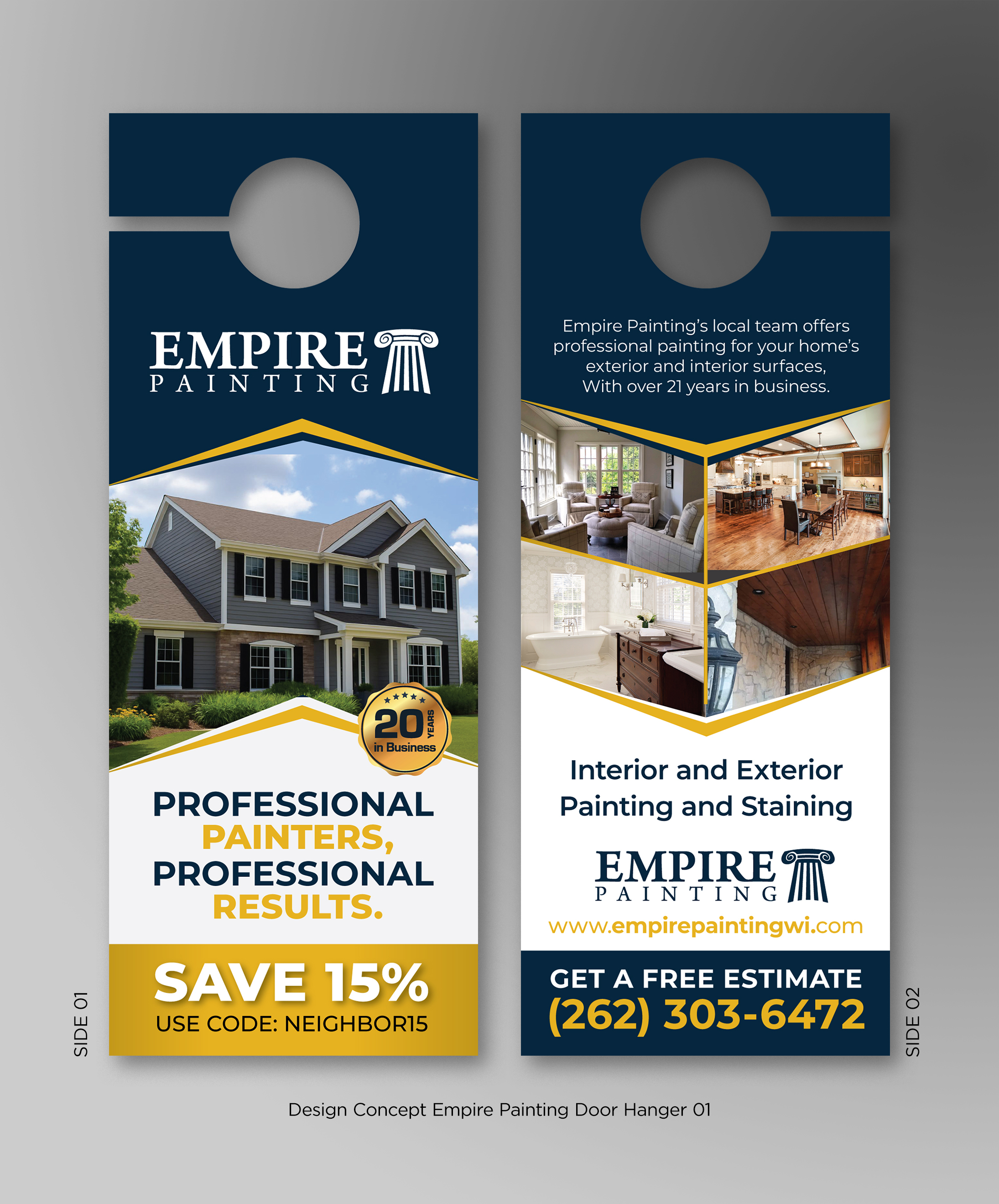 Diseño de Flyer por D Creative para Empire Painting | Diseño #35450570