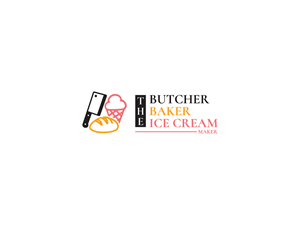 Diseño de Logo por 439 Creations para The Butcher The Baker The Ice Cream Maker | Diseño: #35459928