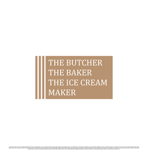 Diseño de Logo por saesean para The Butcher The Baker The Ice Cream Maker | Diseño: #35457182