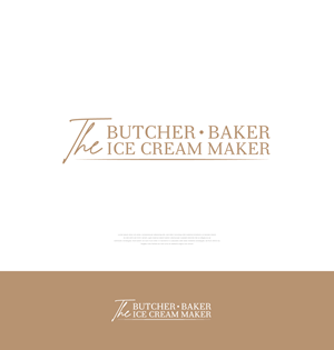 Diseño de Logo por apik. para The Butcher The Baker The Ice Cream Maker | Diseño: #35456706