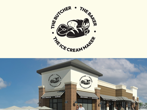Diseño de Logo por Hasib3509 para The Butcher The Baker The Ice Cream Maker | Diseño: #35458500