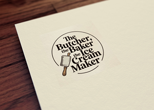 Diseño de Logo por Majesty Design  para The Butcher The Baker The Ice Cream Maker | Diseño: #35466198