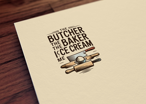 Diseño de Logo por Majesty Design  para The Butcher The Baker The Ice Cream Maker | Diseño: #35466199