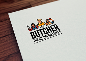 Diseño de Logo por Majesty Design  para The Butcher The Baker The Ice Cream Maker | Diseño: #35466202