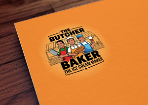 Diseño de Logo por Majesty Design  para The Butcher The Baker The Ice Cream Maker | Diseño: #35466205