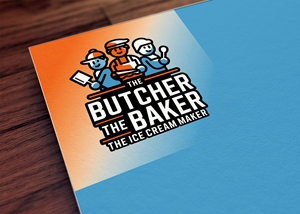Diseño de Logo por Majesty Design  para The Butcher The Baker The Ice Cream Maker | Diseño: #35466210