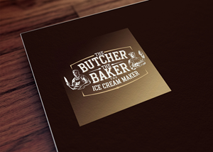 Diseño de Logo por Majesty Design  para The Butcher The Baker The Ice Cream Maker | Diseño: #35466213