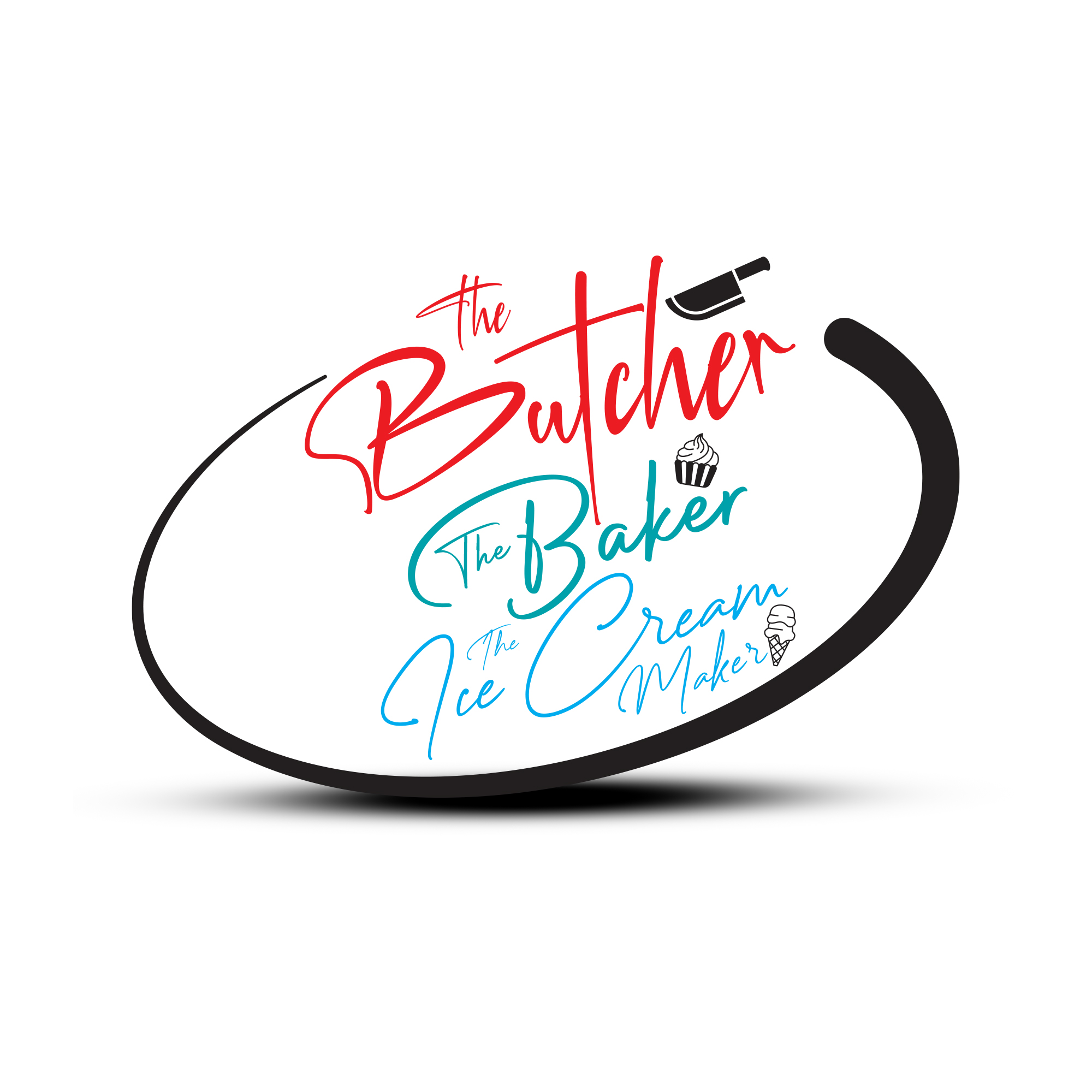 Logo-Design von Ziyab Khan für The Butcher The Baker The Ice Cream Maker | Design #35458728