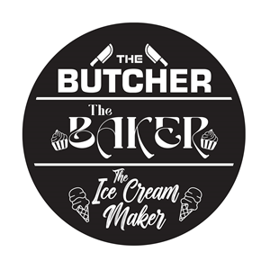 Diseño de Logo por Ziyab Khan para The Butcher The Baker The Ice Cream Maker | Diseño: #35458729