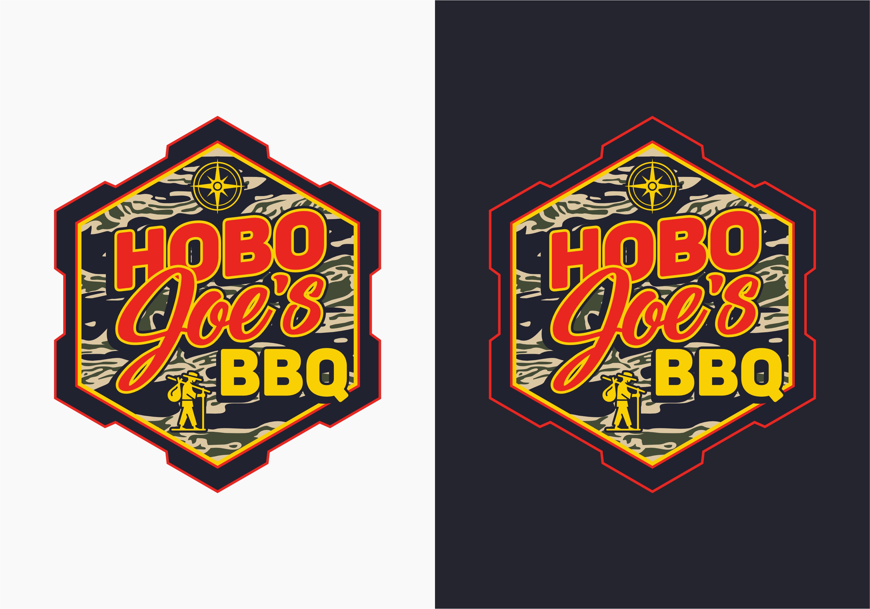 Logo Design by erikdesign for Hobo Joes BBQ | Design #35463857