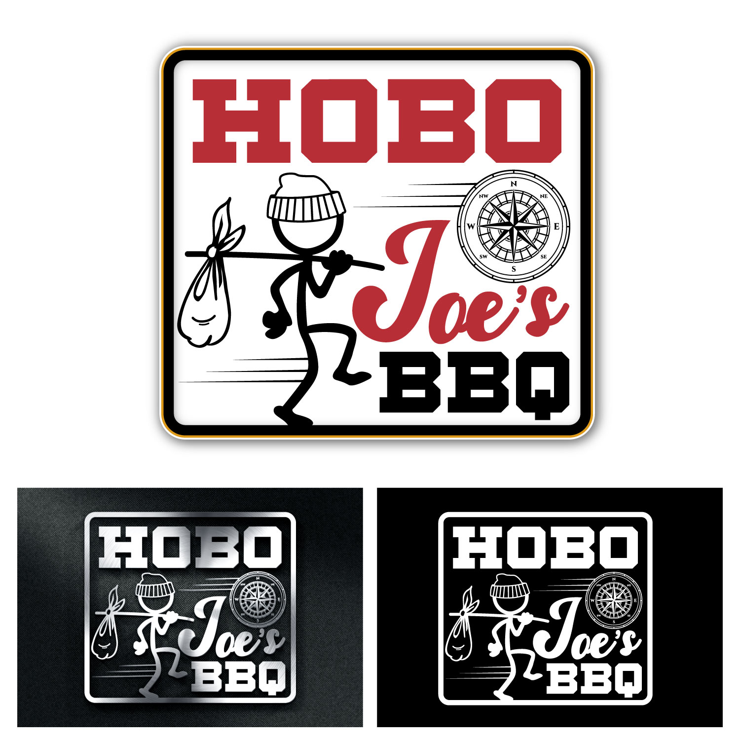 Diseño de Logo por Suvendu.S para Hobo Joes BBQ | Diseño #35490516