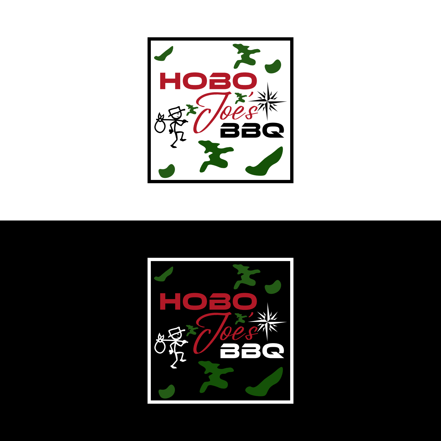 Logo Design by Bunglon_ for Hobo Joes BBQ | Design #35461015