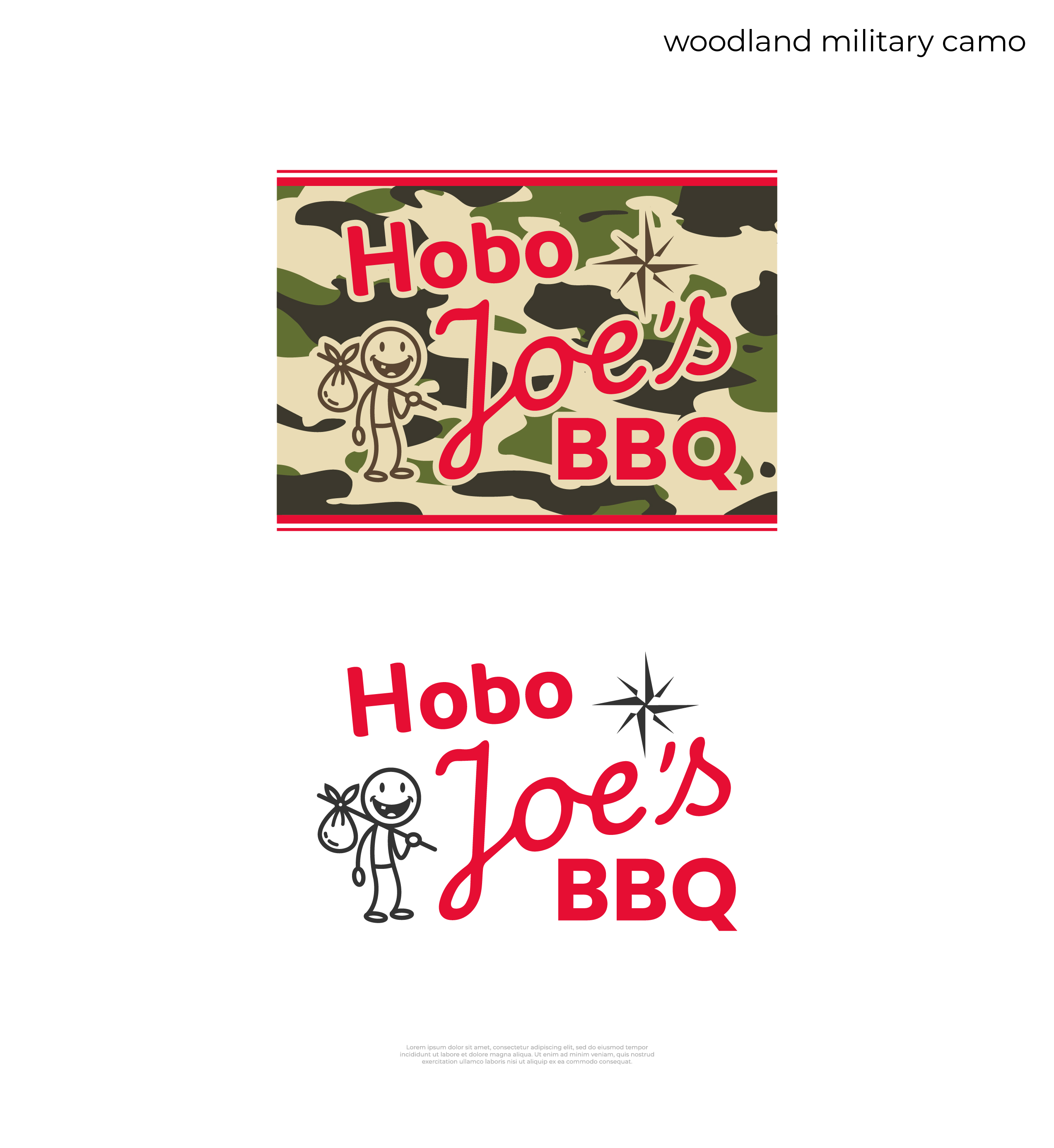 Logo Design by Nash_Shaha for Hobo Joes BBQ | Design #35480547