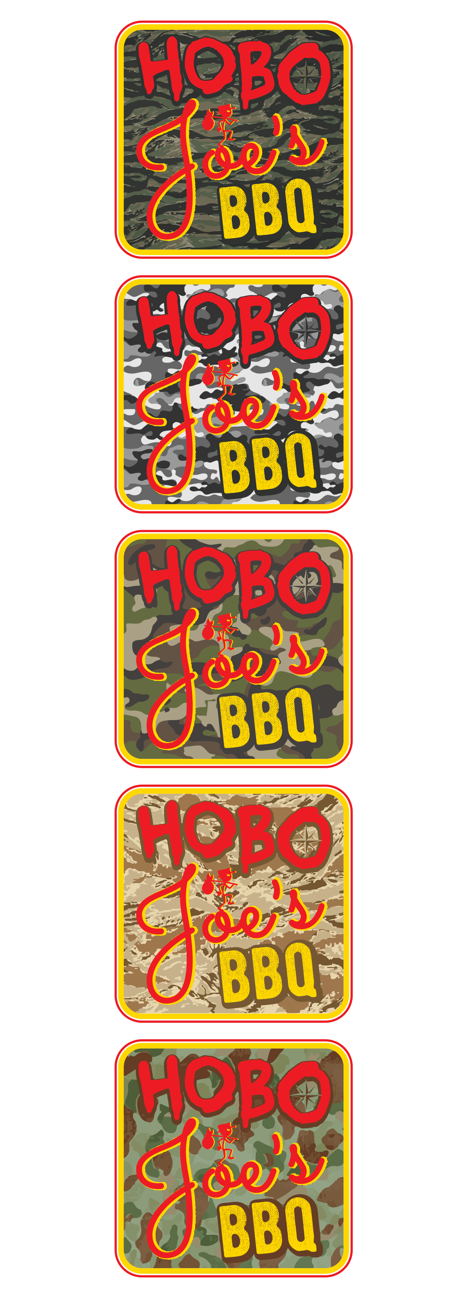 Logo Design by Oleksandr Tovarkov for Hobo Joes BBQ | Design #35460427